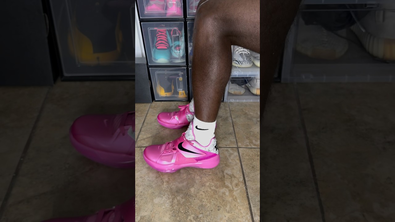 Nike KD 4 Aunt Pearl 2024 On Foot Look