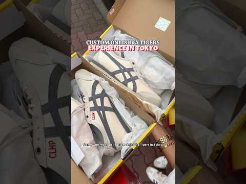 Custom Onitsuka Tigers Experience in Tokyo