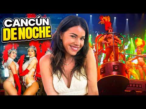 Vida NOCTURNA en CANCÚN 🇲🇽 Zona Hotelera |MEXICO| 4K