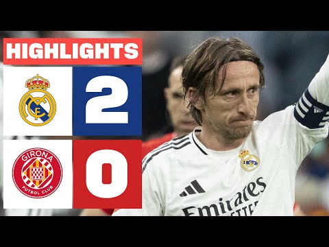 REAL MADRID 2 - 0 GIRONA FC I RESUMEN LALIGA EA SPORTS