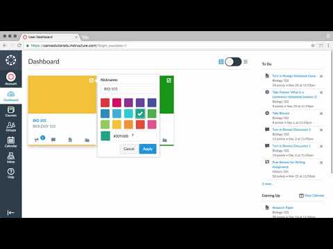 Canvas Overview for Students Canvas Tutorial Video Series