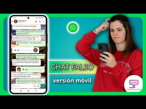 🟢 Crear CONVERSACIÓN FALSA de WHATSAPP con el móvil/celular [Tutorial Fake Chat]
