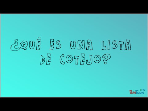 LISTAS DE COTEJO - ¿Qué son y cómo elaborarlas?
