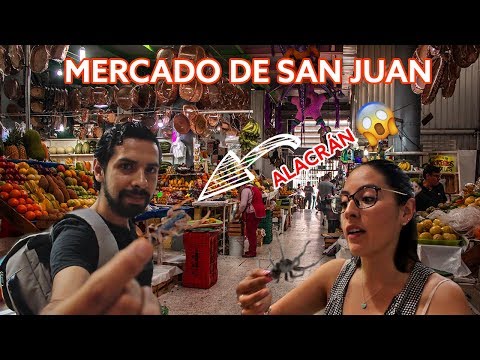 Mercado de San Juan / ¡Carnes Exóticas e Insectos! - Diana y Aarón (DyA)