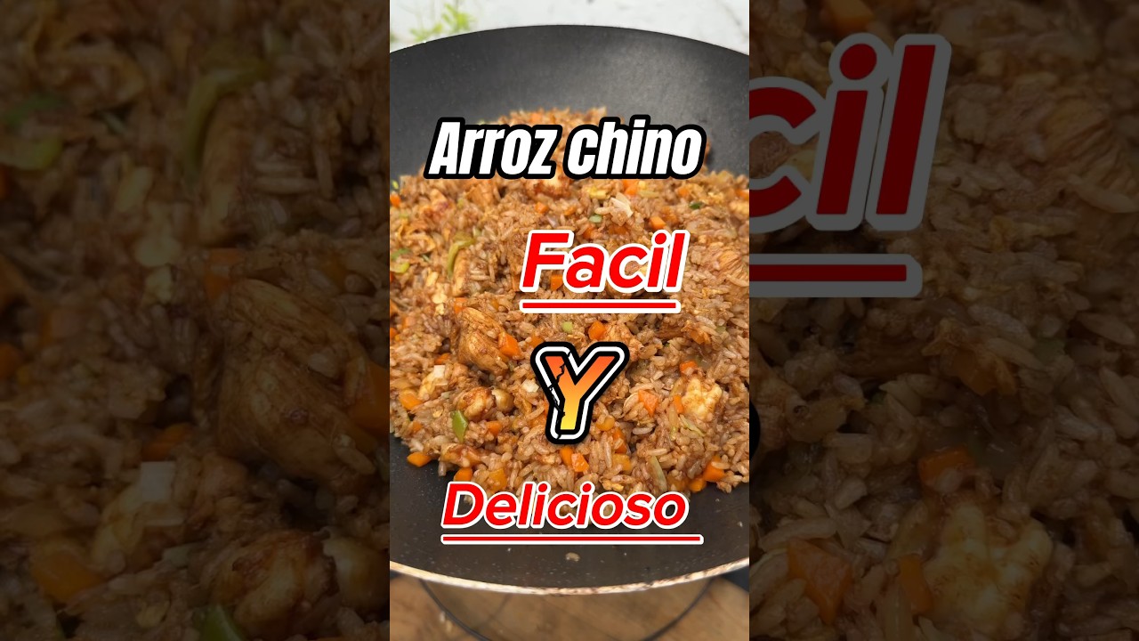 Arroz chino fácil Rápido y delicioso casero #arrozchino #arrozfrito #arroschinocasero