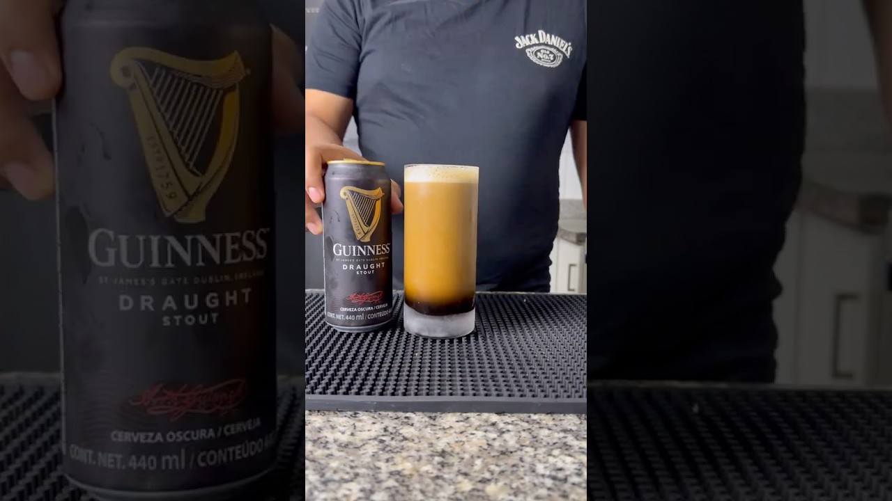 CERVEZA GUINNESS #drink #cocktail #shorts #amantealostragos