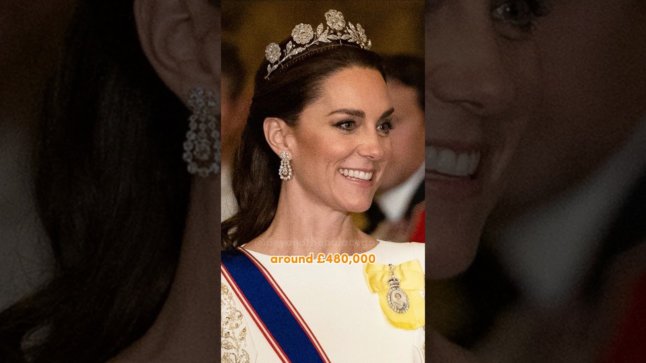 The most expensive tiara Catherine has ever worn #royal #katemiddleton #queenmother #tiara