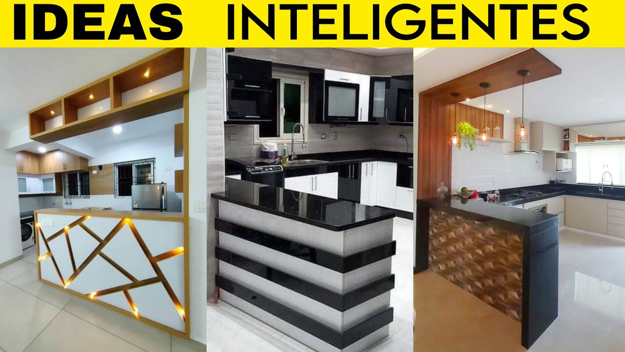 Ideas DISEÑOS BARRAS DE COCINA 2025