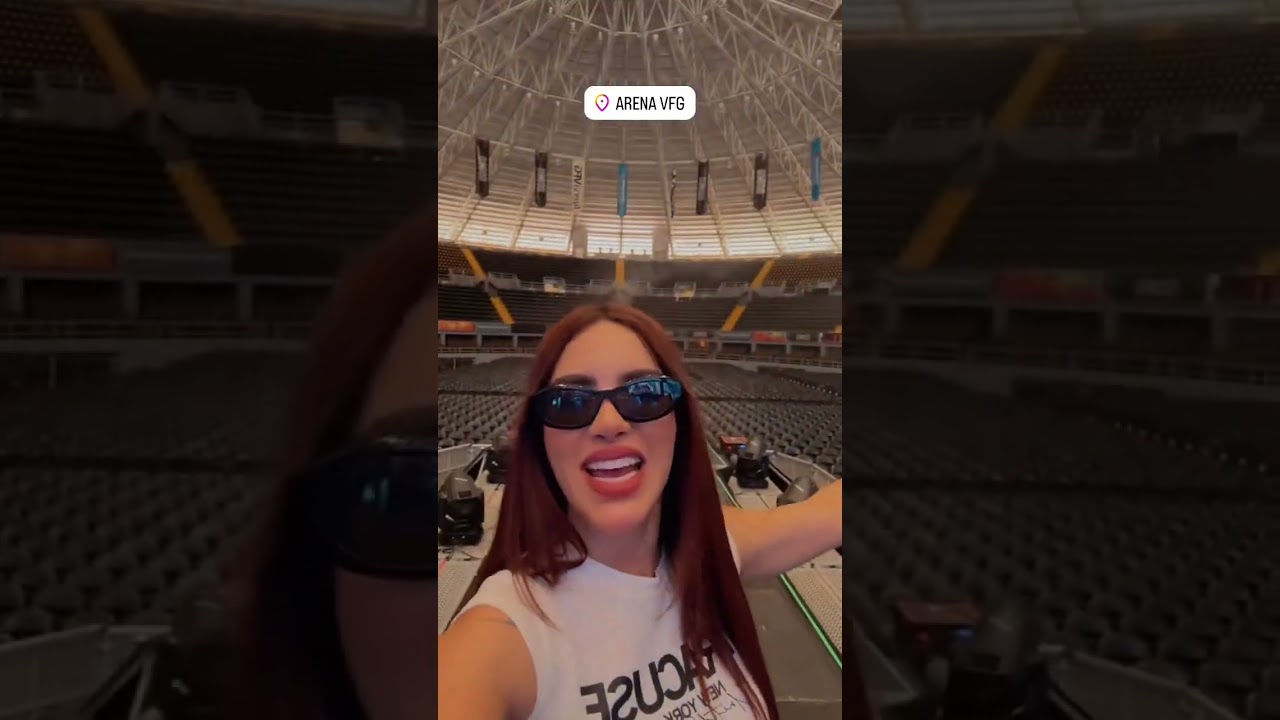 Kim Loaiza ya está en la ARENA VFG en Guadalajara, para La Despedida Tour 🦋 #kimloaiza #viralshorts