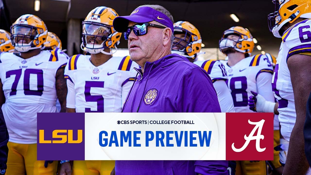 SEC Game of the Week: No. 13 LSU at No. Alabama I FULL PREVIEW I CBS Sports