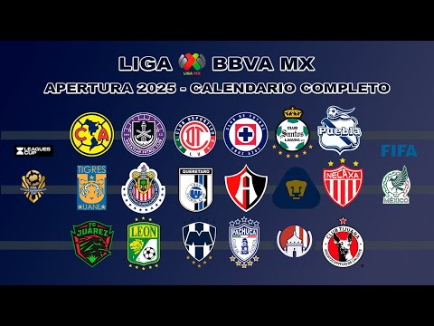 ESTE ES EL CALENDARIO COMPLETO Y CONFIRMADO PARA LIGA MX APERTURA 2025 ✅🇲🇽⚽