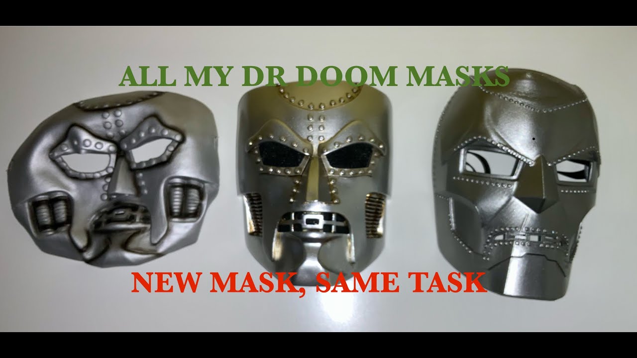 The Many Faces of Dr Doom….my mask collection.