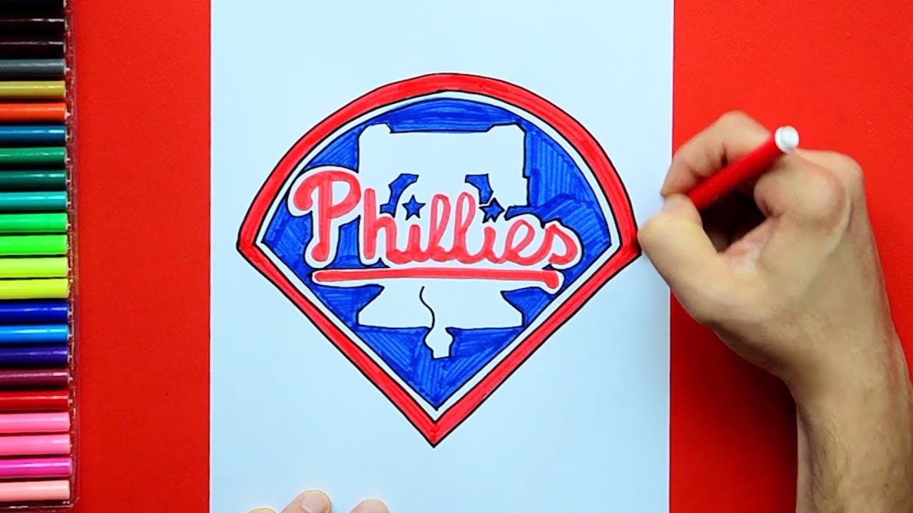 How to draw Philadelphia Phillies Logo [MLB Team]