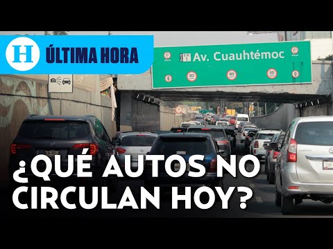 ¡Doble hoy no circula! Se mantiene contingencia ambiental en CDMX y Edomex ¿qué autos no circulan?