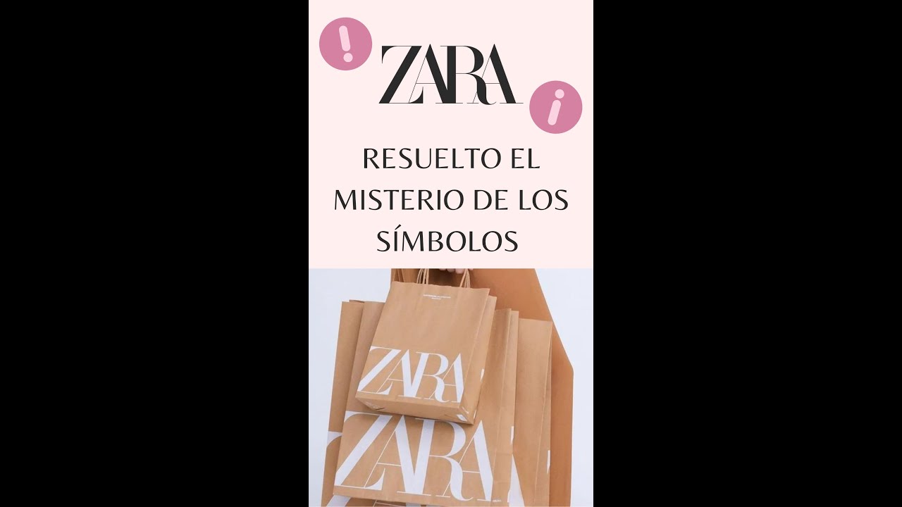 🛍️ ZARA 🔖 Resuelto el misterio de sus etiquetas y los símbolos #shorts #moda