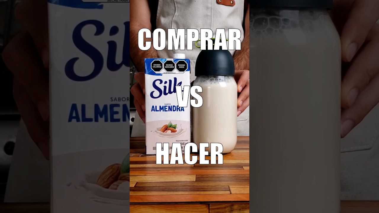 Comprar o hacer: Leche de almendras