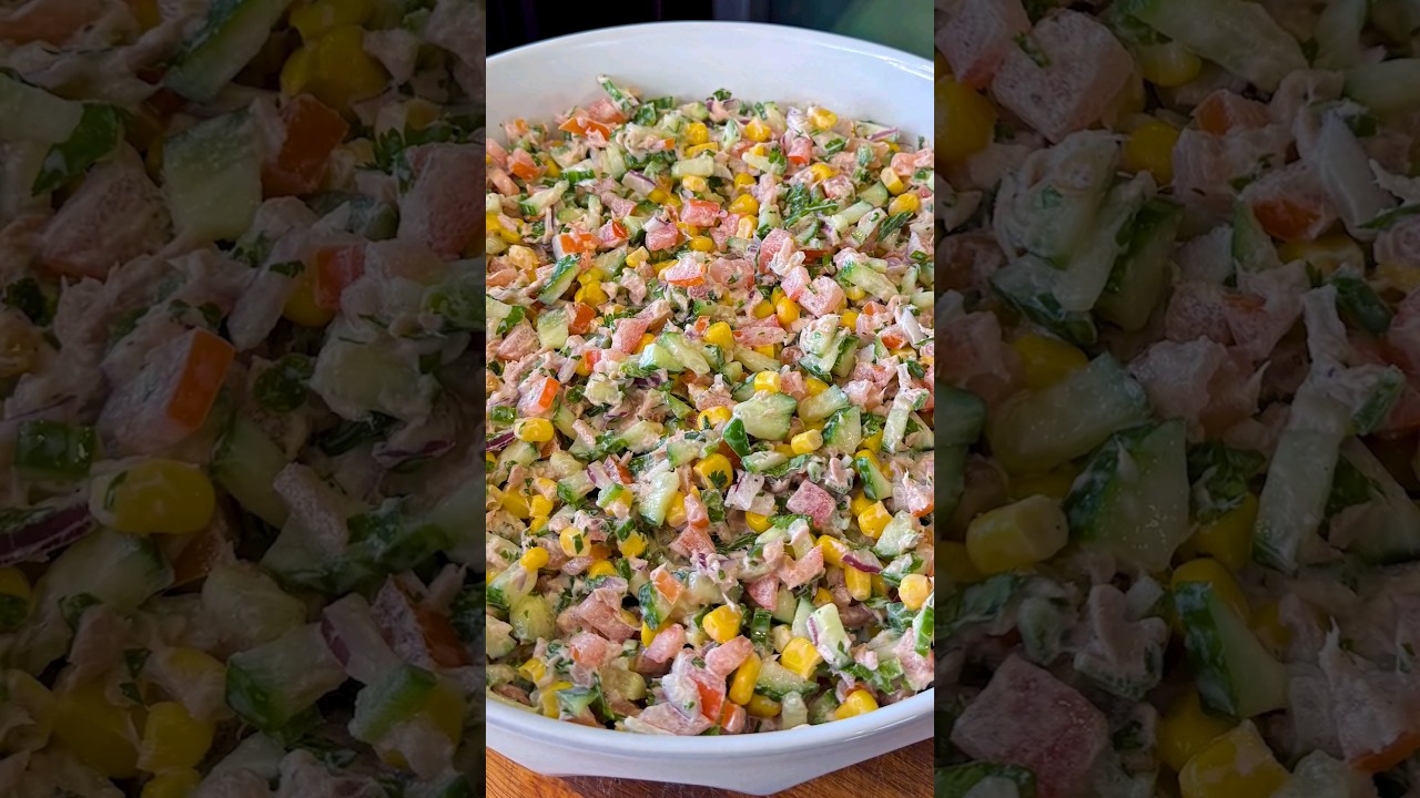 Empieza tu dia con esta Deliciosa y Saludable Receta Ensalada de Atún #shorts
