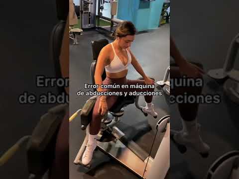 Usa correctamente maquina de abducciones y aducciones #abduccion #gluteos #aductores