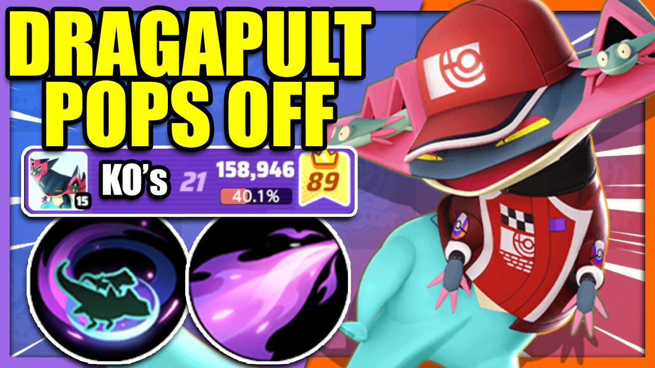 Games where DRAGON DANCE DRAGAPULT is a GOD TIER POKEMON | Pokemon Unite