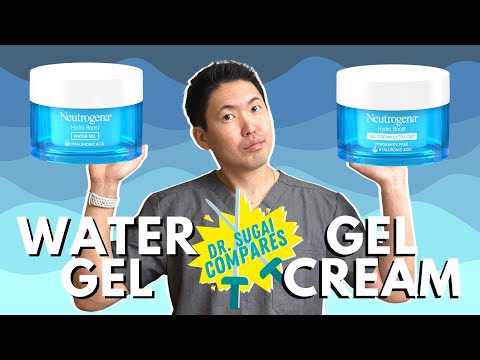 Dr. Sugai Compares: Neutrogena Hydro Boost Water Gel vs Gel-Cream