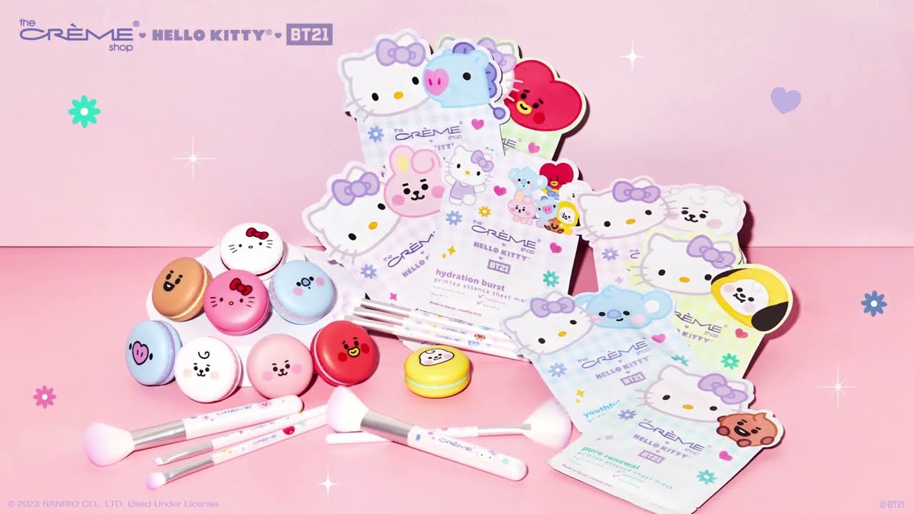 The Crème Shop x Hello kitty x BT21 Complete Collection