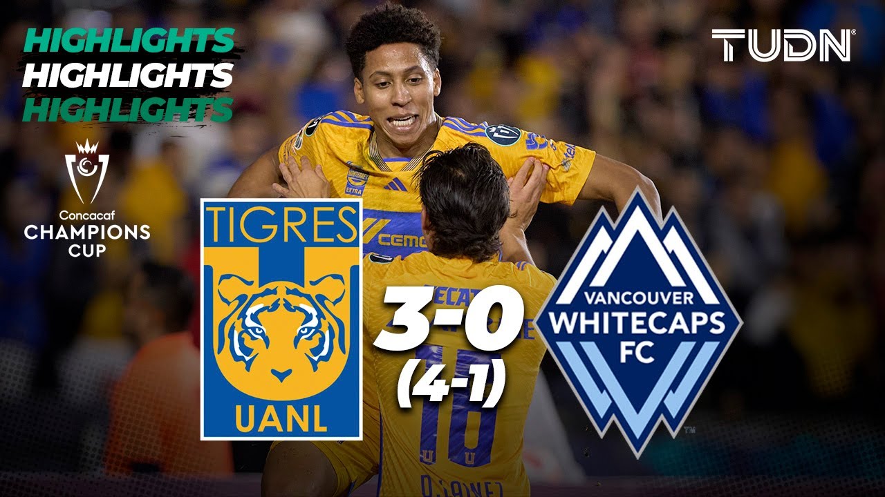 HIGHLIGHTS | Tigres 3(4)-(1)0 Whitecaps | CONCACHAMPIONS 2024 | TUDN