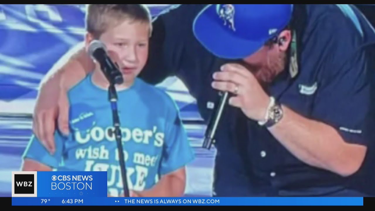Make-A-Wish brings Georgia boy with leukemia to Gillette Stadium to meet Luke Combs