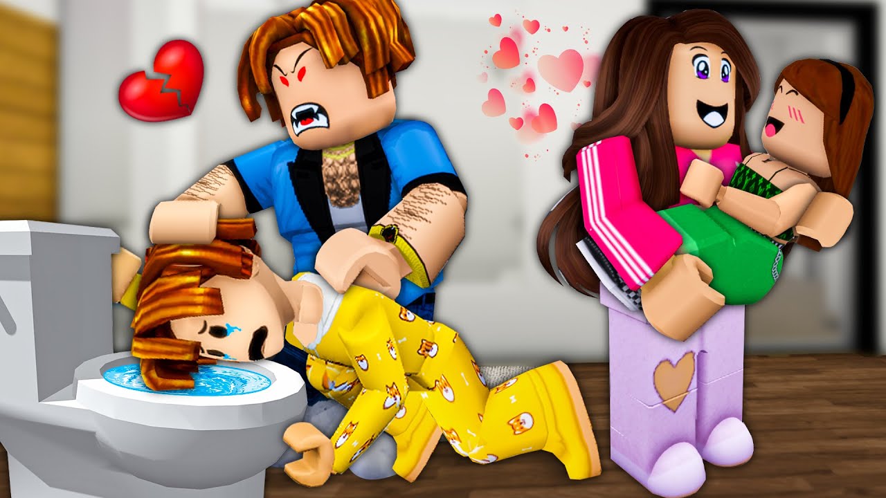 ROBLOX Brookhaven 🏡RP : Parents Only Love Their Sister But Not Their Child. | Roblox Animation