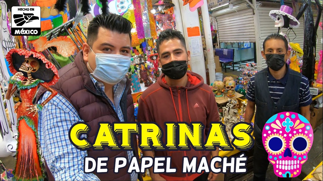 💀 ¿Donde comprar CATRINAS DE PAPEL MACHE? 💀