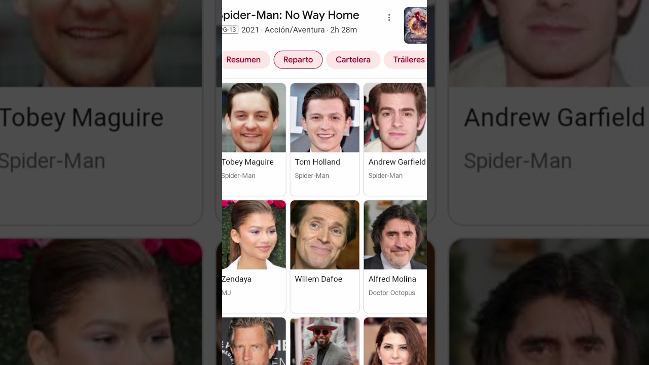 El Nuevo Reparto de SPIDERMAN No Way Home 😱 Filtrado #shorts