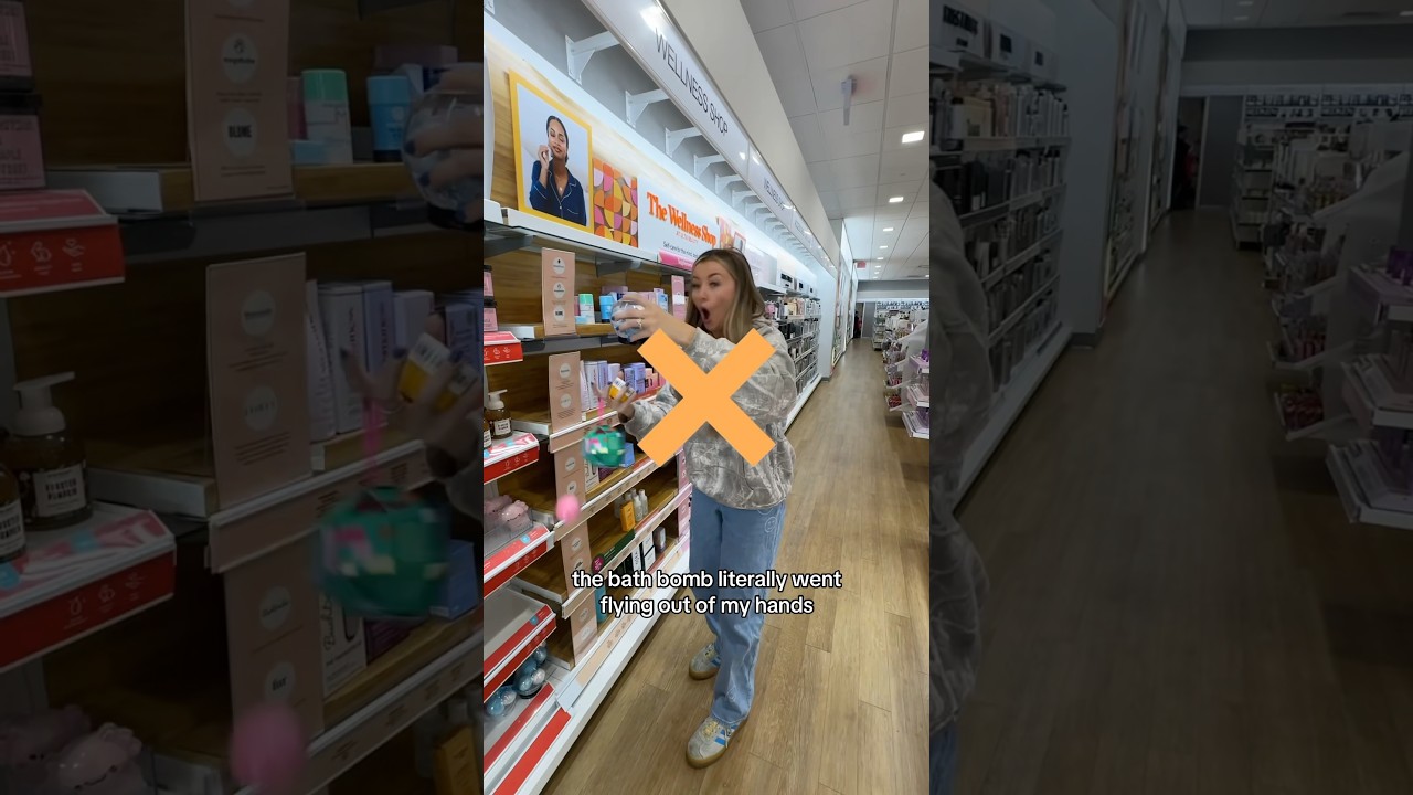 ULTA CHALLENGE: I HAD TO STACK ROUND PRODUCTS IN A TOWER WITHOUT DROPPING THEM🤯 #makeup #skincare