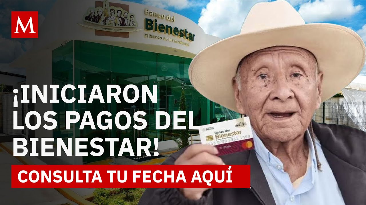 Pagos de Pensión Bienestar por letra: calendario julio 2025