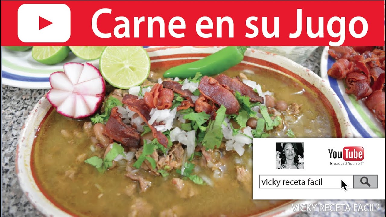 CARNE EN SU JUGO La ORIGINAL | Vicky Receta Facil