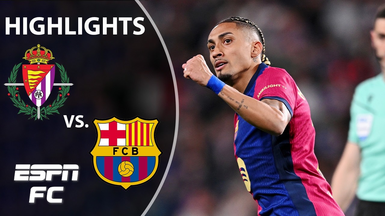 Barcelona vs. Real Valladolid | LALIGA Highlights | ESPN FC