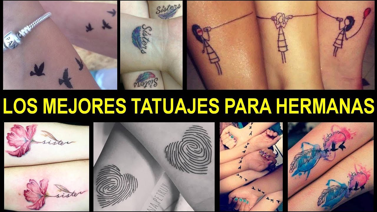 Los mejores tatuajes para hermanas