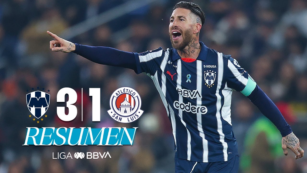 MONTERREY 3-1 ATLÉTICO DE SAN LUIS J8 | Ramos debuta con triunfo | Clausura 2025