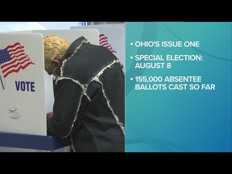 Early voting numbers for Ohio Issue 1 election strong so far