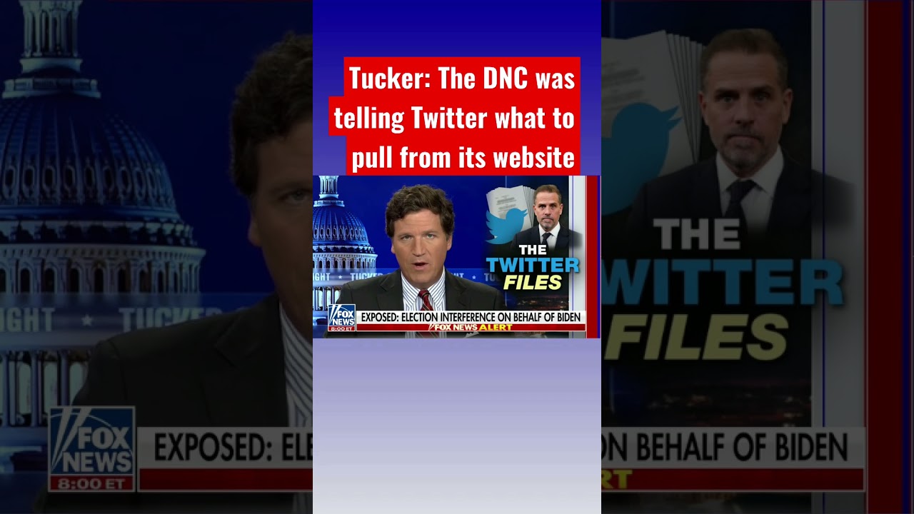 Tucker: Twitter bombshell shows systemic violation of First Amendment #shorts