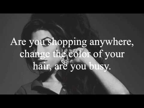 Amy Winehouse- Valerie Lyrics