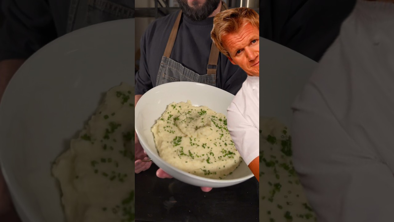 Puré de papas 🥔 de GORDON RAMSAY 🇬🇧👨🏻‍🍳