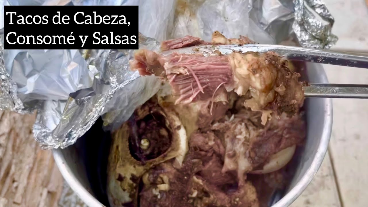 RECETA DE CABEZA DE RES AL VAPOR PARA NEGOCIO Y HOGAR / TACOS DE CABEZA / BARBACOA DE CABEZA DE RES