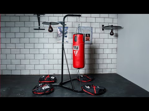 TITLE Boxing Heavy Bag And Speed Bag Stand and Anchor Demonstration