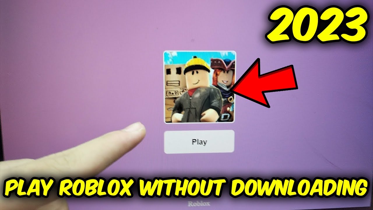 HOW TO PLAY ROBLOX WITHOUT DOWNLOADING IT (WORKING 2023)