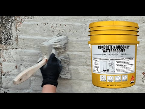 Sika Thoroseal Plus® Concrete & Masonry Waterproofer Application Video