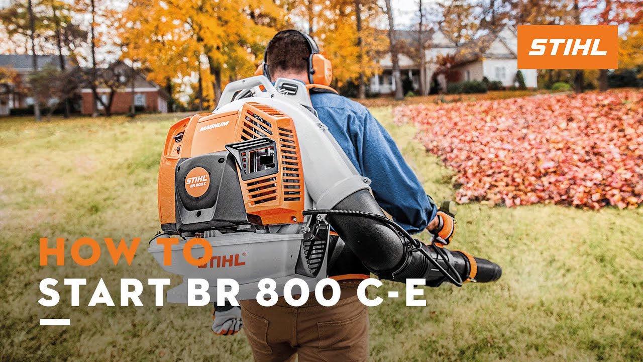 How to Start: BR 800 C-E | STIHL Tutorial