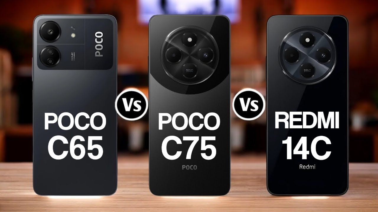 Poco C65 Vs Poco C75 Vs Redmii 14C