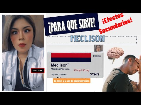 MECLIzina / PIRIDOXINA para que sirve @Doctoraleon  LOS EFECTOS SECUNDARIOS.