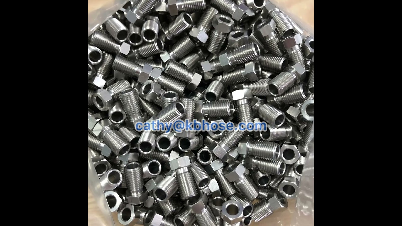 Stainless steel male tube nuts, can custom.#tubenuts #maletube