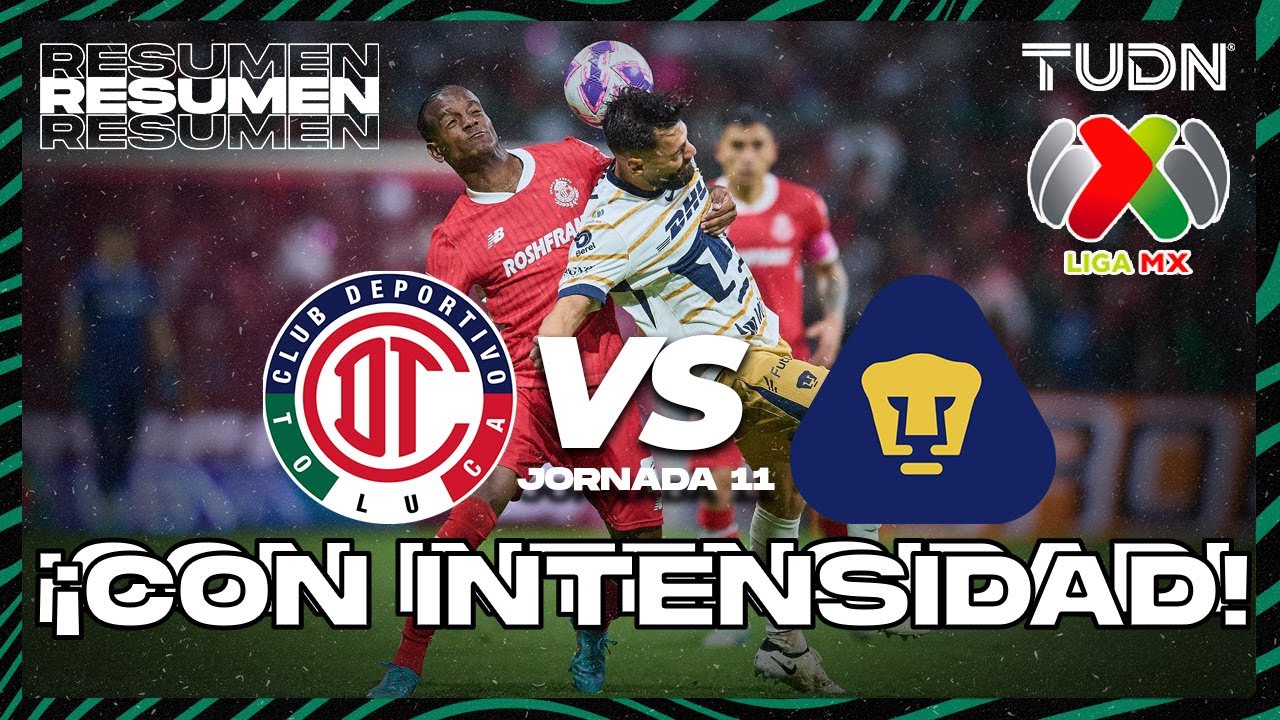 HIGHLIGHTS | Toluca vs Pumas | Liga Mx -AP2024 - J11 | TUDN