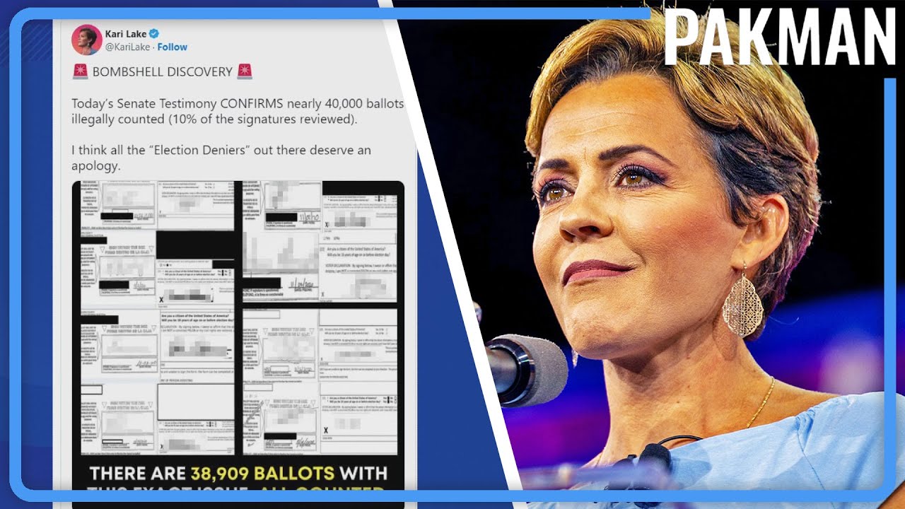Kari Lake FELONY? Tweeted Voter Signatures